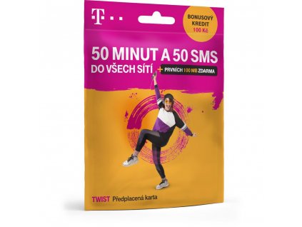 Twist sim 50 minut a 50 SMS