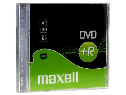 DVD+R 4,7GB 16x 1PK SC MAXELL