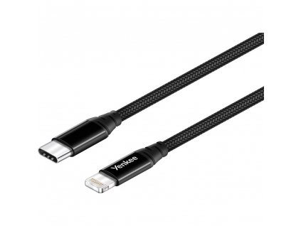 YCU 631 BK USB C / lightning 1m YENKEE