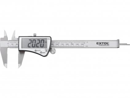 EXTOL PREMIUM 8825227 měřítko posuvné digitální nerez , 0-150mm, IP54