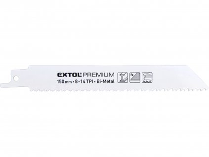 EXTOL PREMIUM 8806205 plátky do pily ocasky 3ks, 150x19x0,9mm, Bi-metal