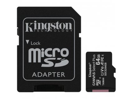 MicroSDXC 64GB UHS-I SDCS v2 KINGSTON