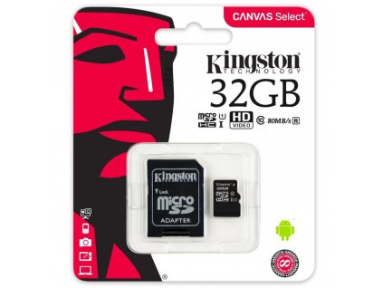 MicroSDHC 32GB UHS-I SDCS v2 KINGSTON