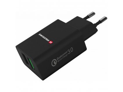 SÍŤ.ADAP.2x USB QC 3.0 23W SWISSTEN