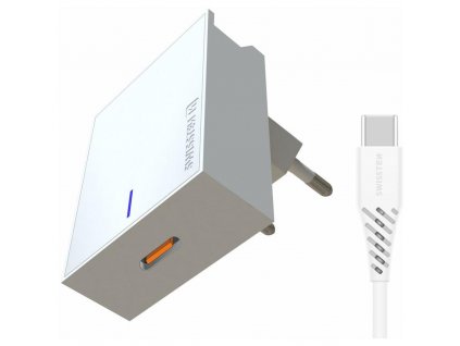 SÍŤ.SAMS.25W + KAB. USB-C/USB-C SWISSTEN