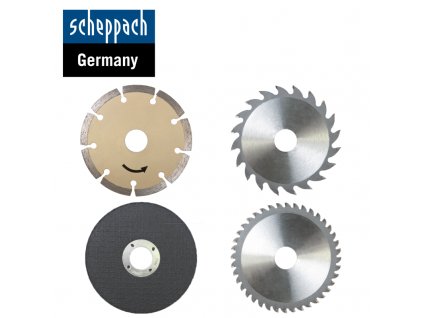 set of 4 circular saw blades pl305 scheppach 3901804716