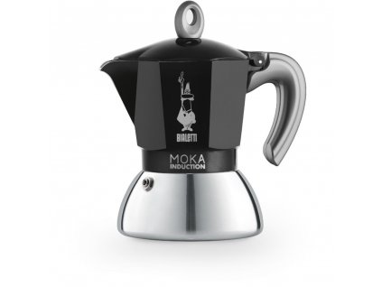 INDUKCE ČERNÁ 4P. MOKA KONVIČKA BIALETTI