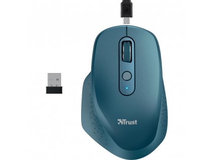 OZAA RECHARGEABLE MOUSE BLUE TRUST