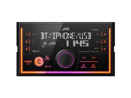 KW-X850BT 2DIN AUTORÁD. S USB/MP3/BT JVC