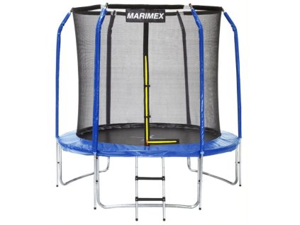 Trampolína Marimex 244 cm 2021  + ochranná síť + schůdky + kotvící sada