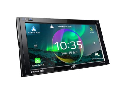 KW-M875D 2DIN CAR PLAY, ANDROID AUTO JVC