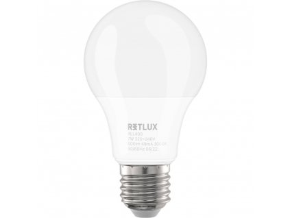 RLL 400 A60 E27 bulb 7W WW RETLUX
