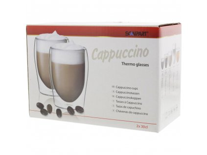 CAPPUCCINO SKLENIČKY 300ML SCANPART