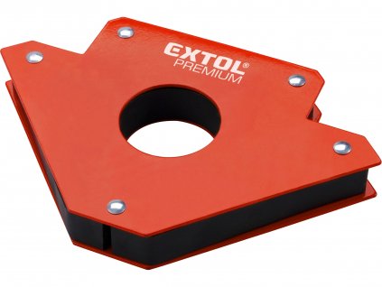 EXTOL PREMIUM 8815190 magnet-úhelník svařovací, 45°-90°-135°, nosnost do 34kg
