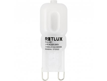 RLL 461 G9 2W LED WW              RETLUX