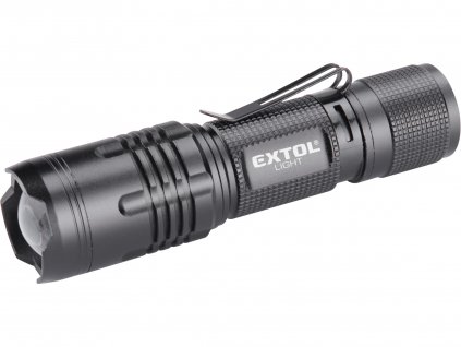 EXTOL LIGHT 43143 svítilna 400lm, zoom, USB nabíjení, CREE XTE 5W