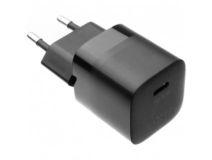 Mini adapter,USB-C, 30W, černý FIXED