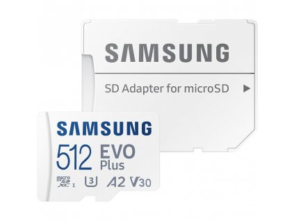 MicroSDXC 512GB EVO Plus+SD adap SAMSUNG