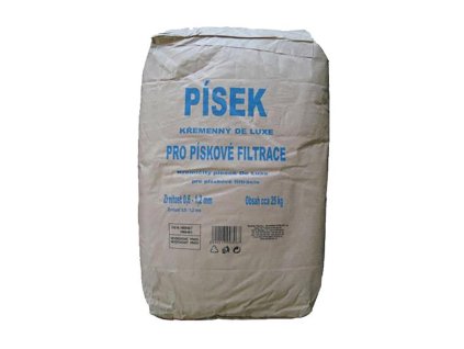 Písek do filtrace 25kg, zrnitost 0,6-1,2mm VODNÁŘ
