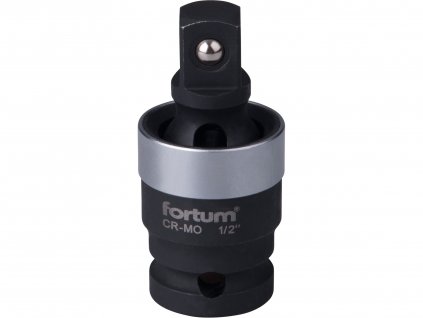 FORTUM 4790010 nástavec rázový kloubový, z vnitřního 1/2" na vnější 1/2" čtyřhran, CrMo