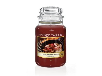 Svíčka vonná sklo CRISP CAMPFIRE APPLES 623g (hoří 150hod)