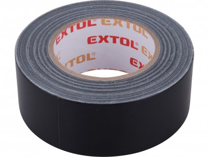 EXTOL PREMIUM 8856313 páska lepicí textilní/univerzální, 50mm x 50m tl.0,18mm, černá
