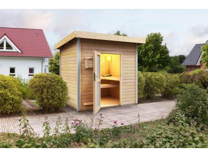 finská sauna KARIBU NORGE (86200) natur LG4009
