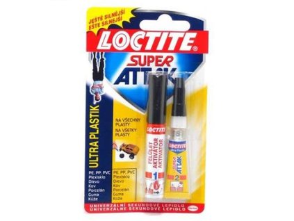 Lepidlo vteřinové 2g + 4ml aktivátor ULTRA PLASTIC