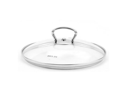 Poklice sklo 14cm s nerez úchytem