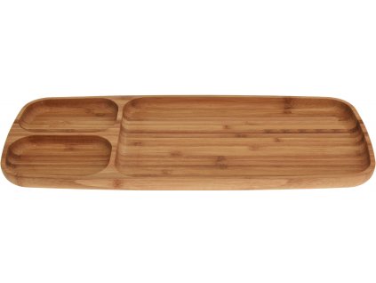 Miska dělená 39x16x2cm bambus