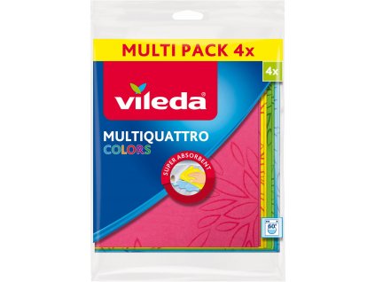 Hadřík univerzální Multiquattro Colors (4ks) 168061 VILEDA