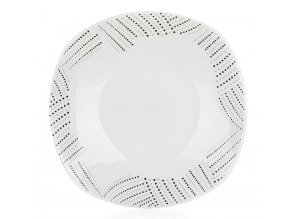 Talíř hluboký 22cm CHARME dekor porcelánový