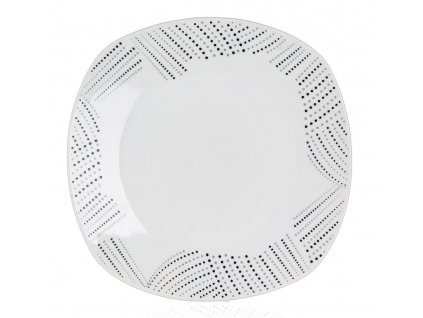 Talíř mělký 25cm CHARME dekor porcelánový