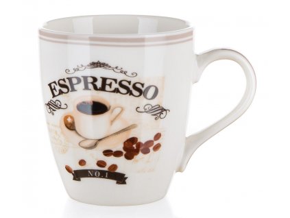 Hrnek 240ml ESPRESSO dekor 2, keramický