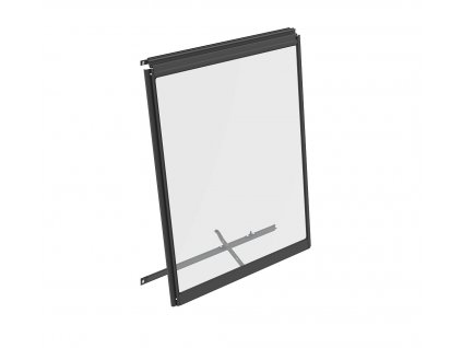 stěnové ventilační okno černé VITAVIA typ V (40000607) sklo 3 mm LG4112