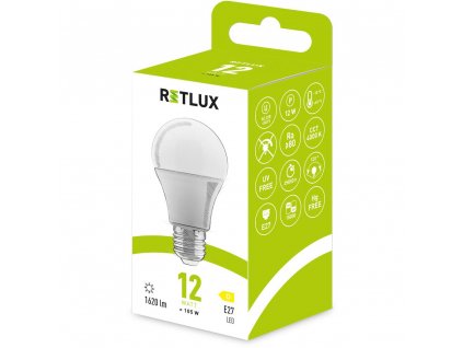 RLL 607 A60 E27 bulb 12W CW D RETLUX