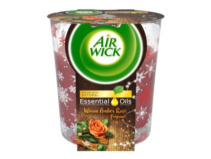 Svíčka vonná sklo JANTAROVÁ RŮŽE 105g AIRWICK