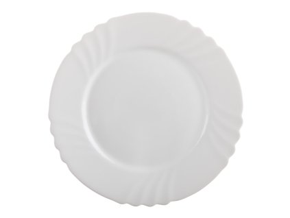 Talíř mělký skleněný EBRO 25,5cm BÍ