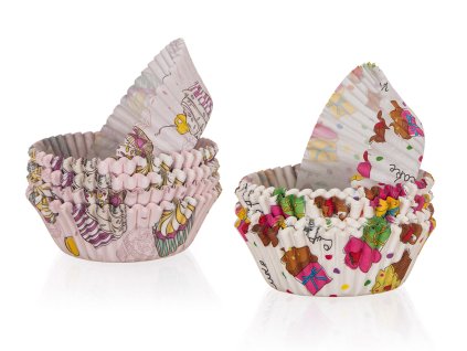 Košíček cukrářský 8,7x4cm (100ks) MUFFINS mix