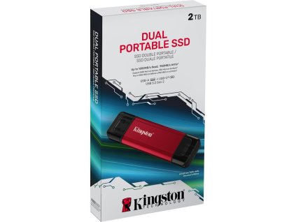 Externí SSD 2TB Dual USB-A/C KINGSTON