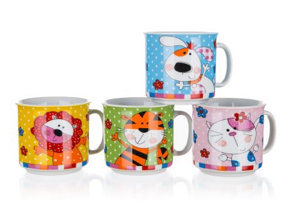 Hrnek 210ml ANIMALS mix dekorů, keramický