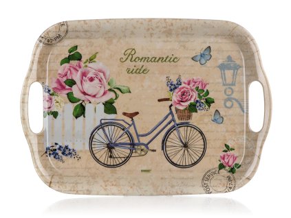 Tác 36x25,5cm ROMANTIC RIDE s uchy melamin