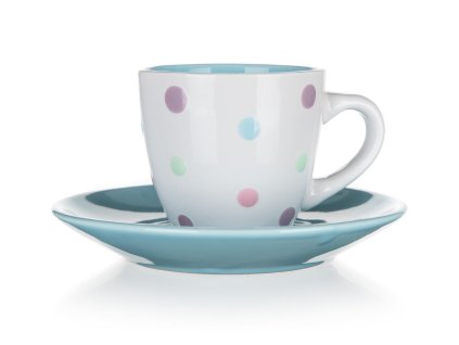 Šálek + podšálek  80ml PUNTO keramický