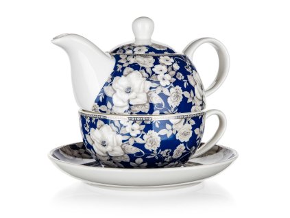 Konvička 400ml + šálek 220ml FLOWER keramika