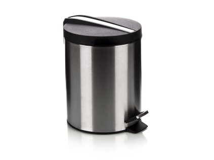 Koš odpadkový nášlapný 12l SOLISTE NEW kul.nerez, s vložkou PH
