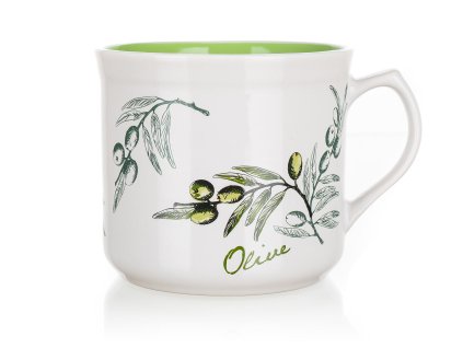 Hrnek 630ml BIG OLIVES keramický