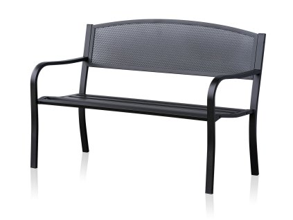 Lavička zahradní LOCARNO 127x60x85cm ocel/dřev.