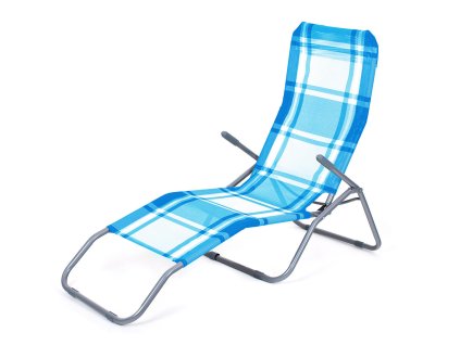 Lehátko skládací kov.142x60x96cm KOSTKA MO, nosnost 100kg