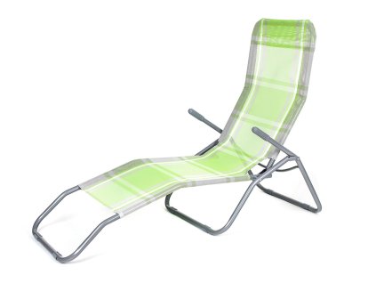 Lehátko skládací kov.142x60x96cm KOSTKA ZE, nosnost 100kg