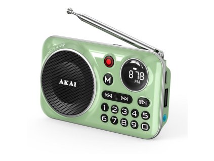 APR 500 Přenosné FM rádio s USB AKAI